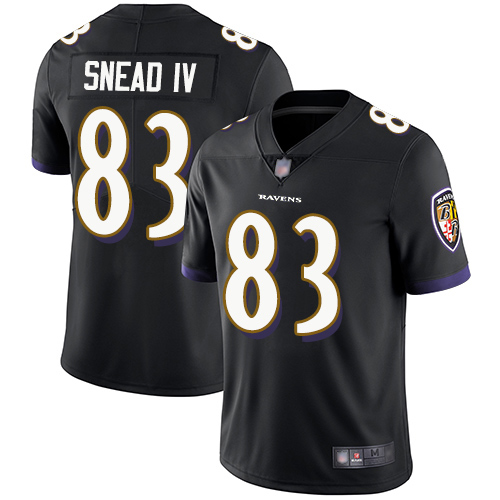 Baltimore Ravens Limited Black Men Willie Snead IV Alternate Jersey NFL Football #83 Vapor Untouchable